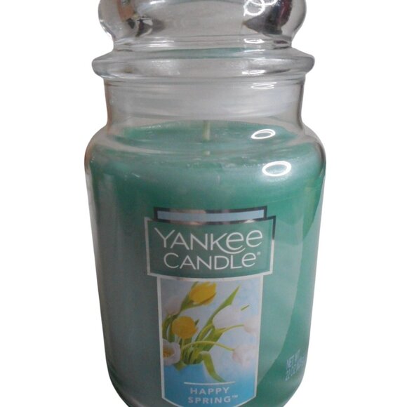 Yankee Candle Other - Yankee Candle Happy Spring Large Jar 22 oz Green